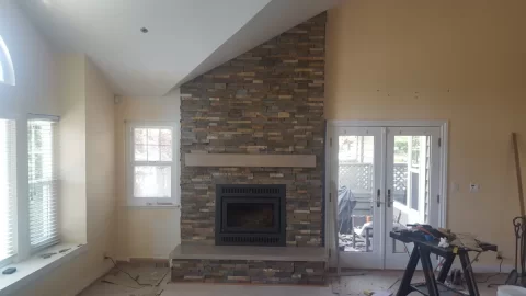 Zero Clearance Wood Burning Fireplace Build and Install