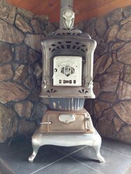 Magnificent Windsor potbelly wood stove - identification