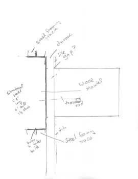 prepping an alcove with convection wall in earthquake country