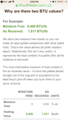 New Moisture measurement for pellets “As Received” - This is what I am talking about!