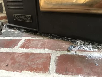 How Do I Seal Gap Under Wood Fireplace Insert Hearth Com Forums Home