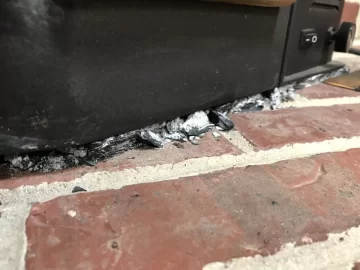 How Do I Seal Gap Under Wood Fireplace Insert Hearth Com Forums Home