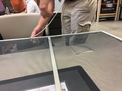 Anderson window screen repair with metal spline?
