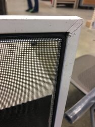 Anderson window screen repair with metal spline?
