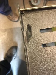 Fixing the Whitfield side door hinge tab??