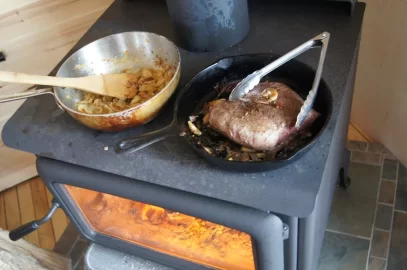 [Hearth.com] Cooking on stove top, saving paint