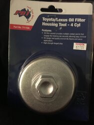 Anyone ever change a Toyota car oil filter with that plastic housing?
