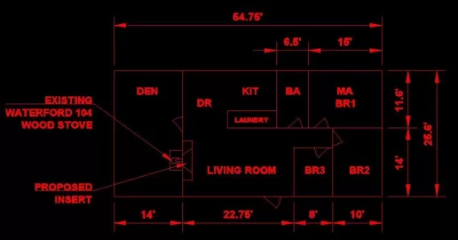 [Hearth.com] When to buy a stove and which one to buy? (House floorplan attached)
