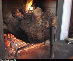 need a bigger fireplace!