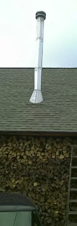 [Hearth.com] Tall Metal Chimney Pic?
