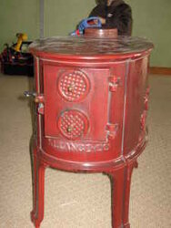 Antique Stove/House with Beehive Chimney