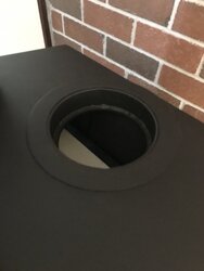 Need help on how to attach dbl wall stove pipe to stove flue