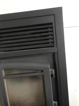 zero clearance wood stove chimney temps