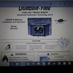 Quadra Fire 3100i doesn't heat the whole house