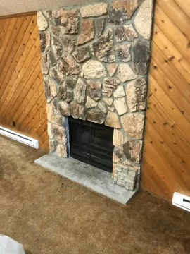 Installed: Kozy Z42 Fireplace  (lots of install pics)