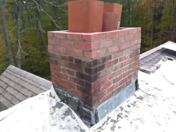 Chimney top rebuild, Liner/Insert install, Data logging