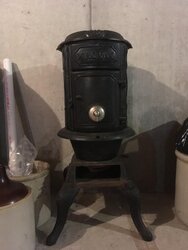 Inherited an antique pot belly stove, thinking about using it in my garage/woodshop