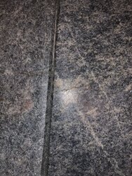 First crack in the soapstone