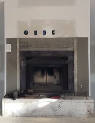 Need assistance with dimensions for mantel with an old wood burning fireplace.