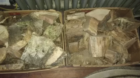 [Hearth.com] Chunk of birch, stove refurb