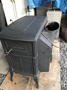 [Hearth.com] From 8” chimney pipe to 6”pipe