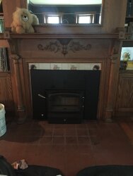 Small Fireplace, Large Room