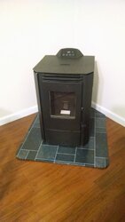 New Ashley Mini to supplement the wood stove..