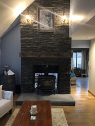 Fireplace to wood stove upgrade