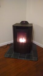 New Ashley Mini to supplement the wood stove..
