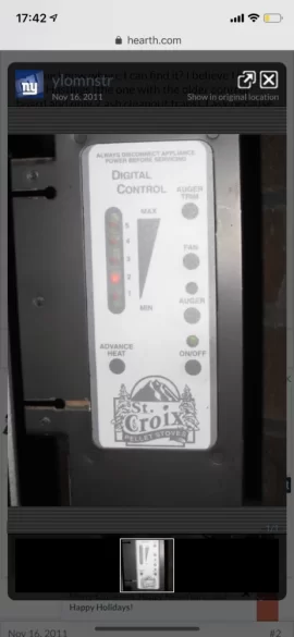 [Hearth.com] Starting pellet stove remotely.... St Croix Hastings