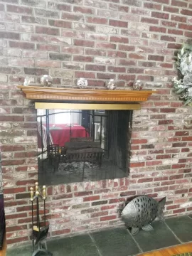 [Hearth.com] Can I shove a wood stove inside of this fireplace?