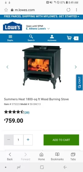 Anybody have experience with Englander 13-NC? | Hearth.com Forums Home