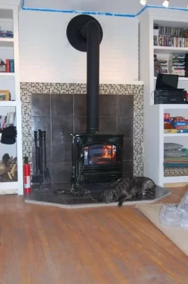 [Hearth.com] Hearthstone Shelburne installed and cranking (pics)