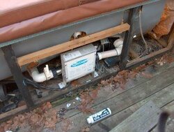 project heating hot tub with boiler