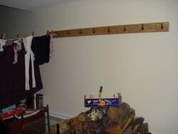 Stove room clothesline