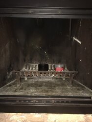 Hole in smoke shelf