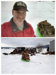 Moving Wood on Ice