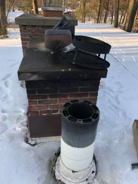 [Hearth.com] How to extend exterior triple wall chimney stove pipe?