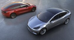 Tesla Model 3 Parked in Our Garage