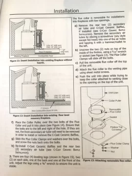 [Hearth.com] liner to insert installation help
