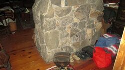 Masonry Fireplace - Interior Wall/Two Story Home
