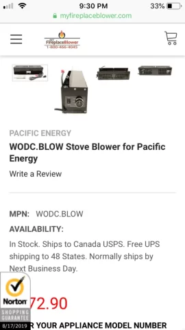 [Hearth.com] Been 5 yrs now with my Super 27, finally deciding to splurge on a blower... OEM or aftermarket?