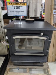 Stove for 700sqf home