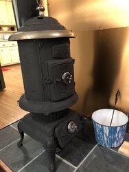 Question about vent on antique coal stove