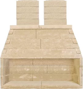 [Hearth.com] Custom gas assist, island, wood fireplace... Thoughts? Suggestions?
