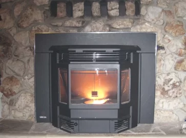 [Hearth.com] Pics of our new pellet stove up and running :)