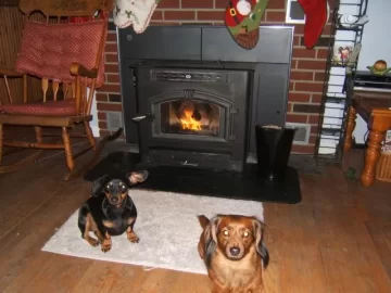 [Hearth.com] zero clearence to Pellet stove insert