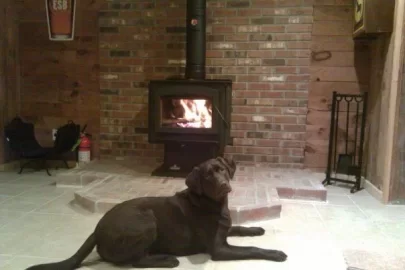 [Hearth.com] and shes installed - Napoleon 1450