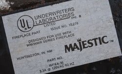 Majestic blower WFKB-36 replacement?
