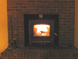 Rear vent stoves